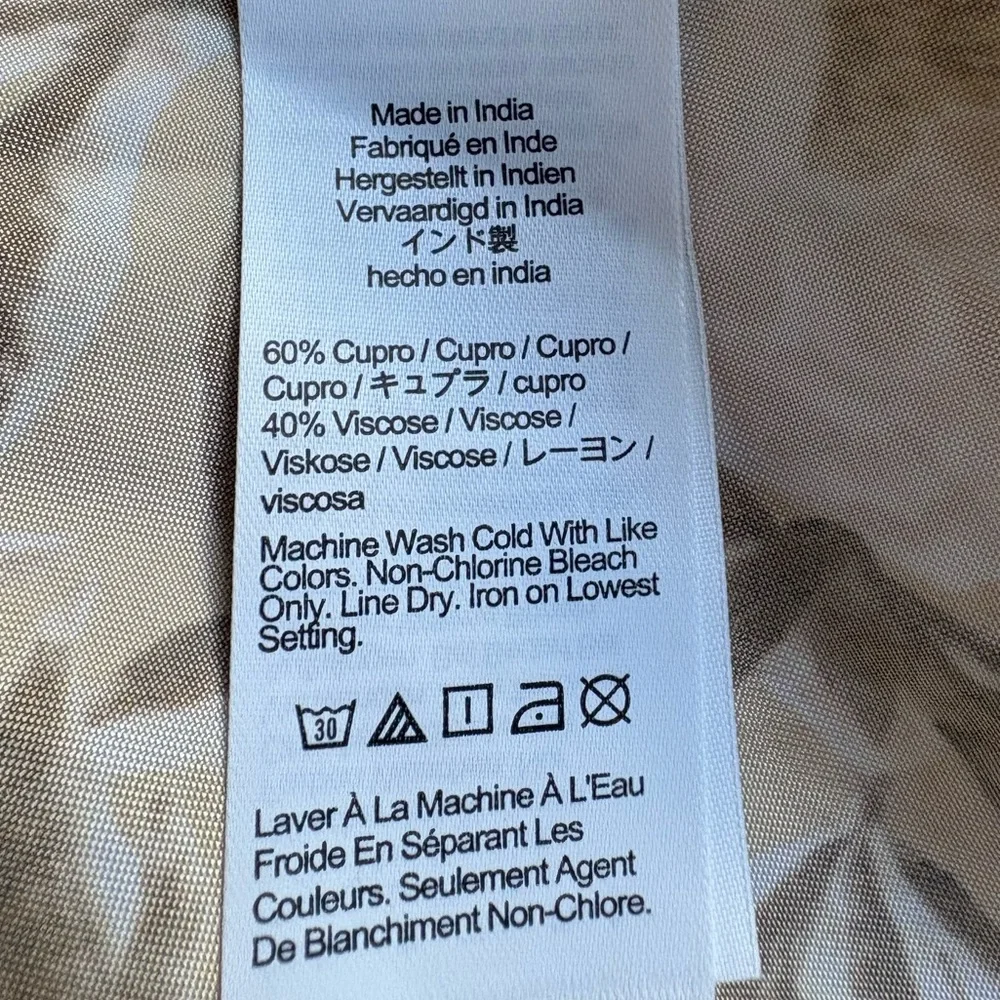 Madewell Angelina Slip Maxi Dress Yellow Floral Print Size 10 NWT - Picture 12 of 12